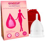 Gynocup White Reusable Menstrual Cup Small