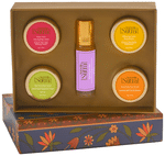 Ayurvedic Sutra Skincare Trial Kit | Eladi Cream, Age-Defying, Body Butter, Scrub & Face Wash |