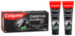 Colgate Charcoal Clean Toothpaste Bamboo Charcoal and Wintergreen Mint for Clean Mouth (120gm Each)
