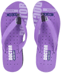 Doctor Extra Soft D 21 Orthopaedic and Diabetic Super Comfort Slippers for Women Purple 6
