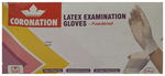 Coronation Latex Examination Gloves Pair of Gloves Powdered Medium