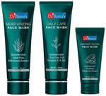 Dr Batra's Combo Pack of Moisturizing Face Wash 100gm, Instant Glow Face Wash 50gm and Face Wash Daily Care 100gm