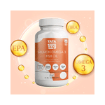 Combo Pack of Tata 1mg Senior 50+ Multivitamin & Multimineral Advanced Tablet (60), Salmon Omega 3 Fish Oil Capsule (60) & Organic Apple Cider Vinegar (500ml)