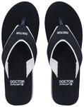 Doctor Extra Soft Orthopaedic Diabetic Pregnancy Comfort Flat Flipflops Slippers For Women 4UK BK White
