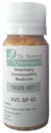 Dr. Romas Homeopathy RVC SP 43 Ticks Vet Globules