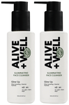 Alive + Well Illuminating Face Cleanser (100ml Each)