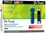 Dr Trust USA Gold Standard Blood Glucose 50 Test Strips Plus 50 Lancets