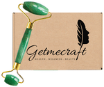 Get Me Craft Jade Aventurine Face Roller & Gua Sha with Mushroom Gua Sha
