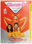 Glucon-D with Glucose, Calcium, Vitamin C & Sucrose | Nutrition Booster Tangy Orange