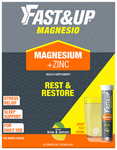 Fast&Up Magnesio with Magnesium & Zinc for Muscle Health | Flavour Lemon and Lime Effervescent Tablet