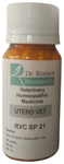 Dr. Romas Homeopathy RVC SP 21 Utero Vet Globules