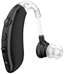 Auditech Hearing Amplifier BTE Rechargeable 105 Behind the Ear Hearing Aid Black