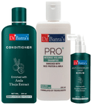 Dr Batra's Combo Pack of Anti-Dandruff Hair Serum 125ml, Conditioner 200ml and Pro+ Intense Volume Shampoo 200ml