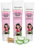 Gynoveda Ayurvedic V Balance Cream for Intimate Care (25g Each)