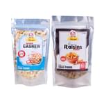 Chau Foods Combo Pack of Premium Cashew Nuts & Raisins (200gm Each)