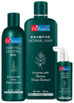 Dr Batra's Combo Pack of Hair Fall Control Serum 125ml, Hair Fall Control Oil 200ml and Shampoo 500ml