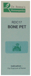 Dr. Romas Homeopathy RDC 17 Bone Pet Pills