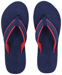 Doctor Extra Soft D 3 Women's Slippers with Bounce Back Technology Orthopaedic and Diabetic MCR Anti skid Cushion Comfort Navy Red 5