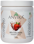Anvika Veg Collagen Powder for Skin & Hair Strawberry