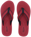 Doctor Extra Soft D 4 Women's Slippers with Bounce Back Technology Orthopaedic and Diabetic MCR Anti-skid Cushion Comfort Maroon 9