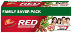Dabur Red Toothpaste Family Saver Pack for Complete Oral Care | Fluoride-Free (Buy 2, 200gm and Get 1, 100gm Free)