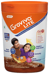 Groviva Lite High Protein for Height, Bone, Immunity & Brain Development | Flavour Chocolate Powder