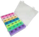 Donain Column Pill Box - 4 Times a Day 7 Days a Week
