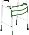 Fidelis Healthcare U Shape Adjustable Walker Mild Steel Green