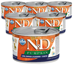 Farmina Pet Foods N&D Pumpkin Lamb and Blueberry Starter Puppy Mini (140gm Each)