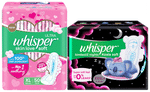 Combo Pack of Whisper Ultra Soft Sanitary Pads XL (50 Each) & Whisper Bindazzz Nights Koala Soft Pads XXXL+ (8 Each)