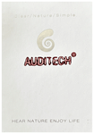 Auditech CIC Invisible Mini for Left Ear Hearing Aid Beige