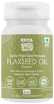 Flaxseed Oil 1000mg Veg Omega 3 6 9 Fatty Acid Softgel Capsule for Heart Health | by Tata 1mg