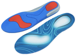 EcommerceHub Orthotics Silicon Gel Foot Insoles 42