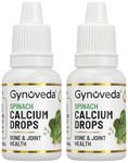 Gynoveda Spinach Calcium Drops for Bone & Joint Health (15ml Each)
