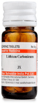 Dr Willmar Schwabe India Lithium Carbonicum Trituration Tablet 3X