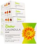 Dabur Calendula Soap for Scarring & Sunburn (75gm Each)