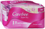 Carefree Super Dry Unscented Panty Liners