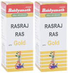 Baidyanath (Jhansi) Rasraj Ras with Gold Tablet (10 Each)