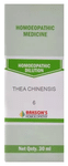 Bakson's Homoeopathy Thea Chinensis Dilution 6 CH