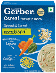 Gerber Cereal for Little Ones Power Blend Spinach and Carrot