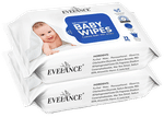 Evelance Soft Cleansing Baby Wipes Without Lid (72 Each)