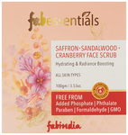 Fabessentials Saffron Sandalwood Cranberry Face Scrub