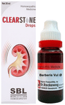 Combo Pack of Dr. Reckeweg Berberis Vul Mother Tincture Q (20ml) & SBL Clearstone Drop (30ml)