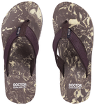 Doctor Extra Soft D29 Orthopaedic | Diabetic | Stylish | Comfortable | MCR |Anti-Skid | Rubber Flip-Flop for Men Brown 11