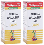 Baidyanath (Jhansi) Shakra Wallabha Ras with Gold Powder (1gm Each)
