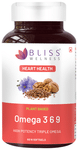 Bliss Welness Heart Health Omega 3 6 9 Softgel Capsule