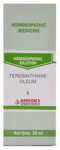 Bakson's Homoeopathy Terebinthinae Oleum Dilution 6