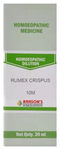 Bakson's Homoeopathy Rumex Crispus Dilution 10M