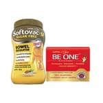 Combo Pack of Softovac-SF Bowel Regulator Powder Sugar Free 250gm & Lupin Life Be One Capsule (10)