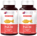 Bliss Welness Heart Health Arctic Fish Oil High Potency Omega-3 Softgel Capsule